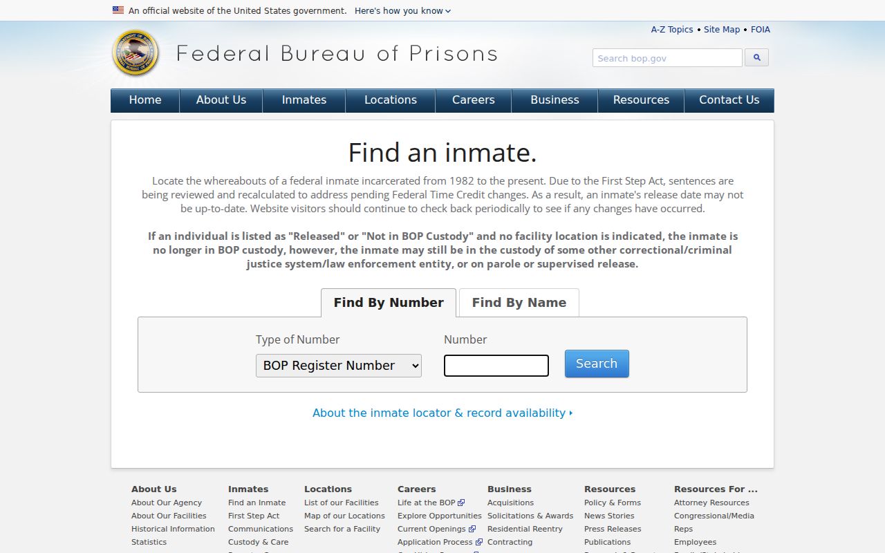 Menard County arrest history federal custody locator
